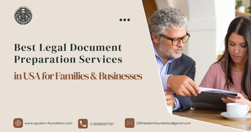 Best Legal Document Preparation Services in USA for Families & Businesses