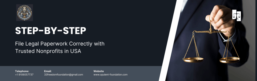 File Legal Paperwork Correctly with Trusted Nonprofits in the USA
