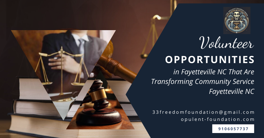 volunteer opportunities in Fayetteville NC