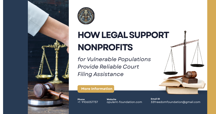 Legal Support Nonprofits for Vulnerable Populations